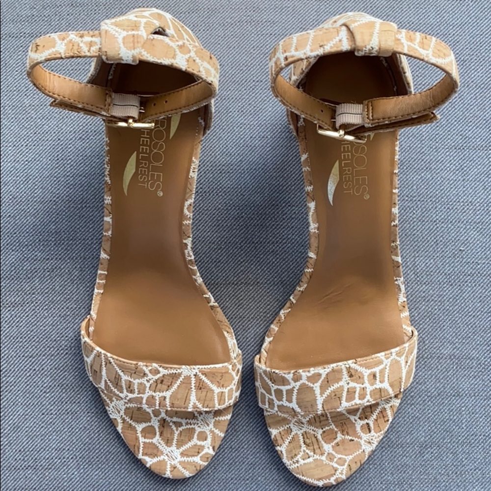 Aerosoles Bird of Paradise Heeled Sandals - Cork